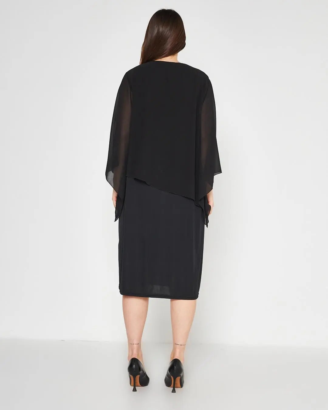 Abito perlina NERO DORABELLA COUTURE PIÙ