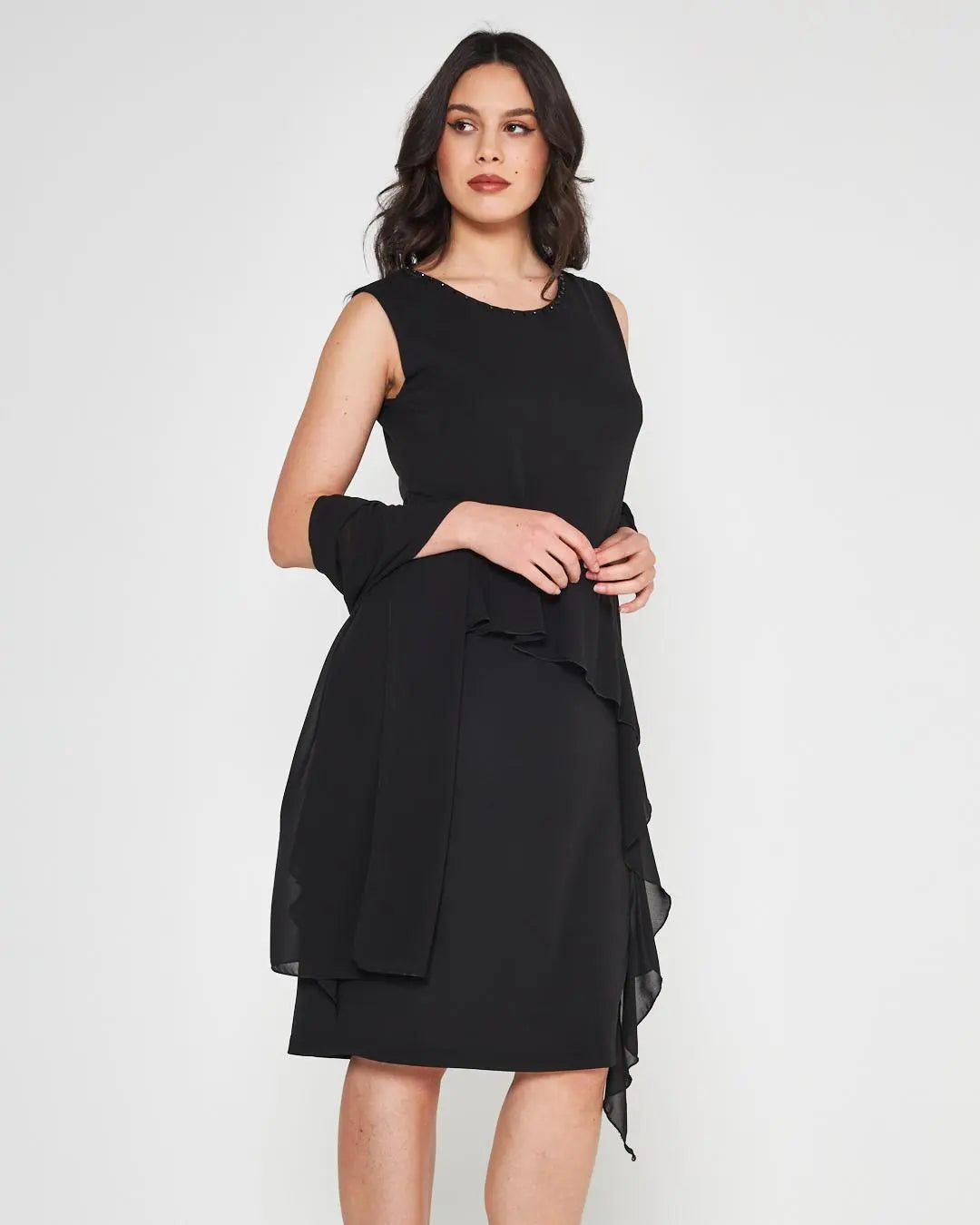 Abito perlina Nero DORABELLA COUTURE XXL