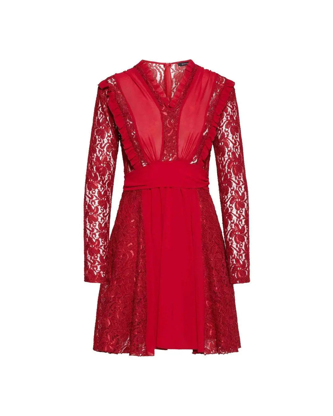 Abito pizzo ROSSO IRONICA