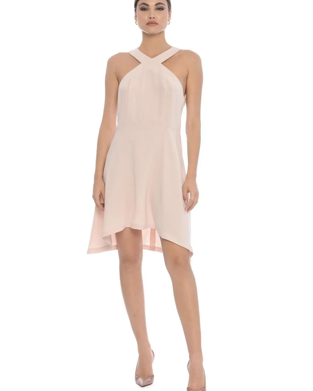 Abito pizzo e scollo all' americana CIPRIA IRONICA