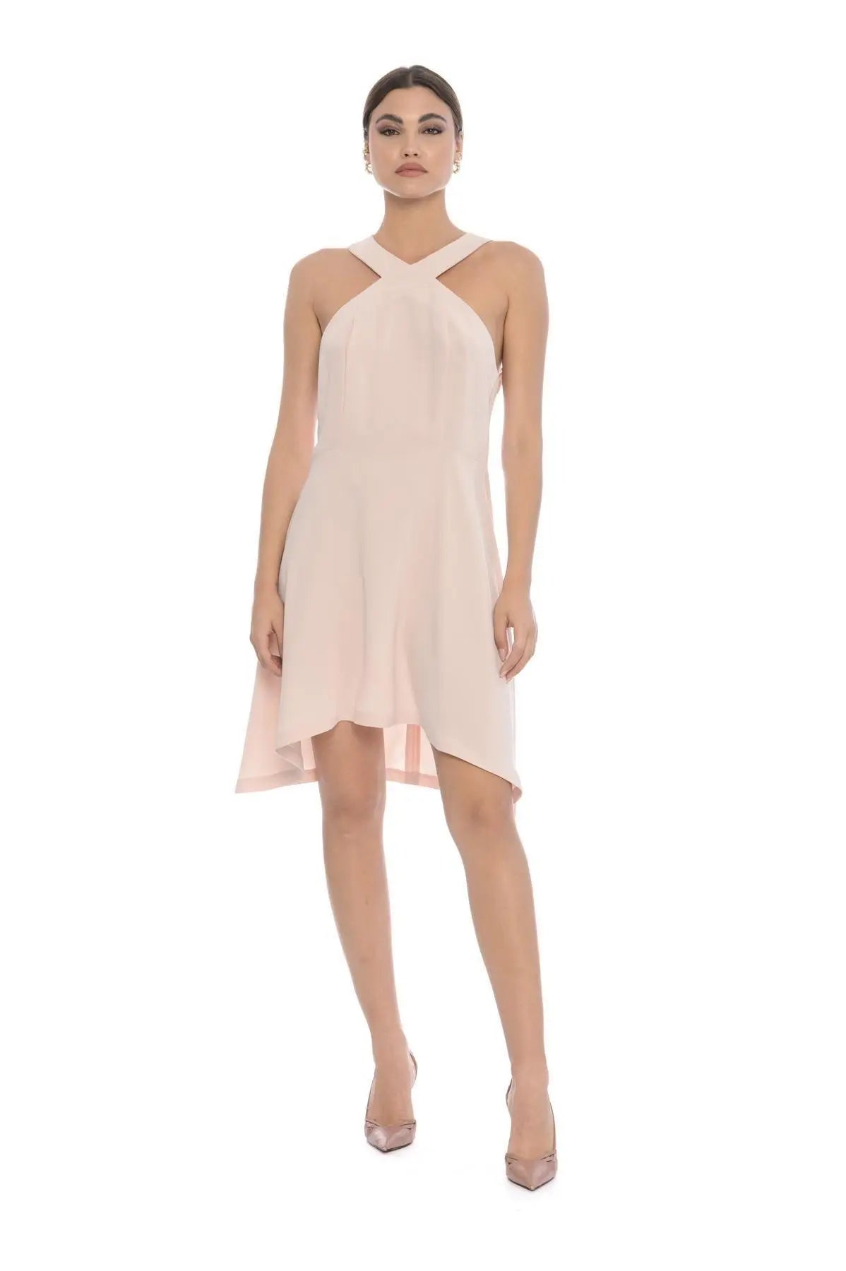 Abito pizzo e scollo all' americana CIPRIA IRONICA