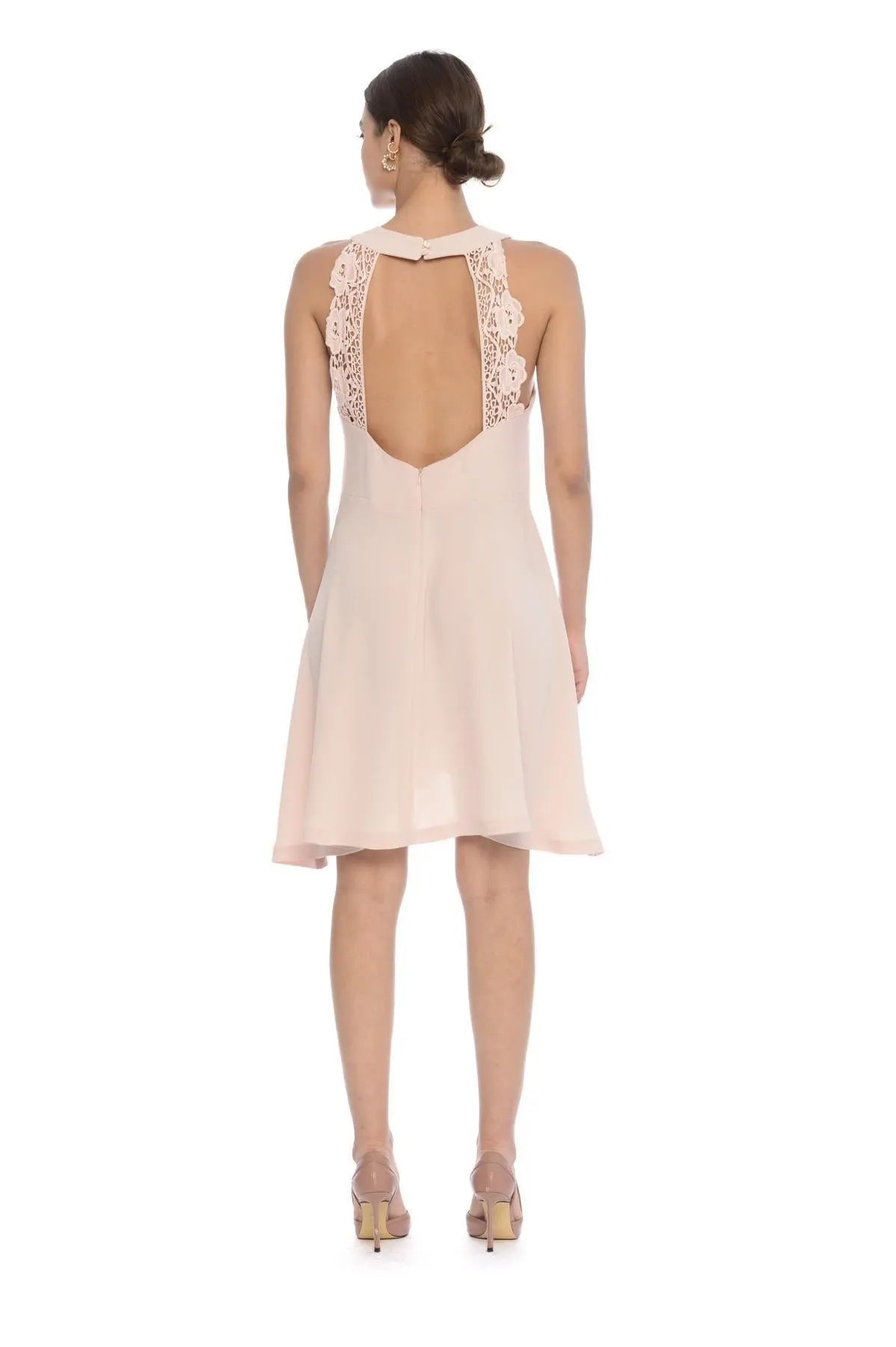 Abito pizzo e scollo all' americana CIPRIA IRONICA