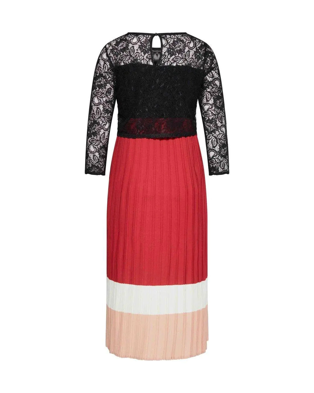 Abito pizzo plissè MARSALA IRONICA