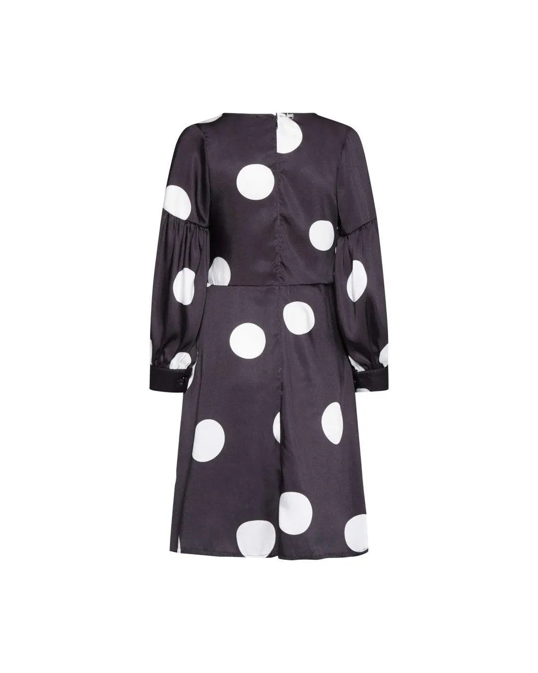 Abito pois NERO-PANNA IRONICA