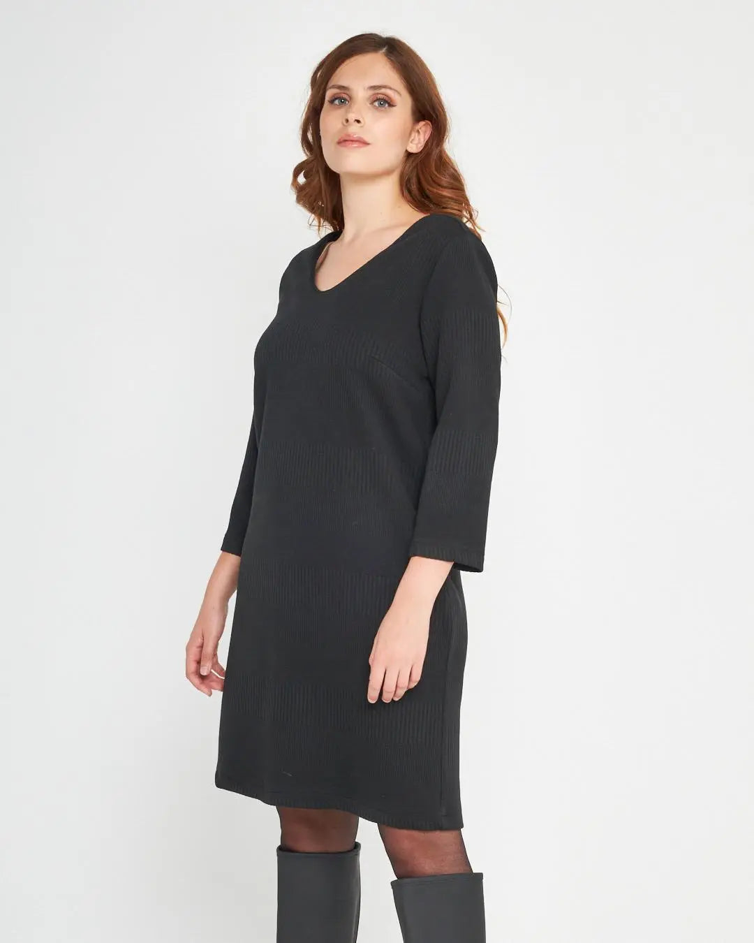 Abito punto maglia Nero DORABELLA