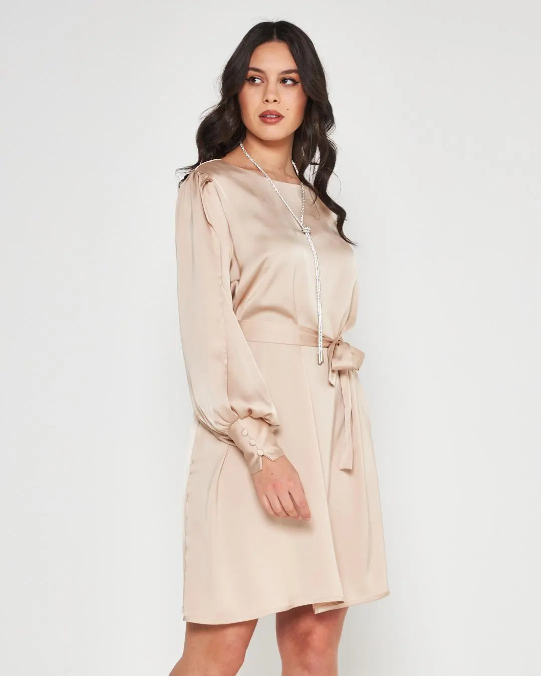 Abito raso CHAMPAGNE DORABELLA COUTURE