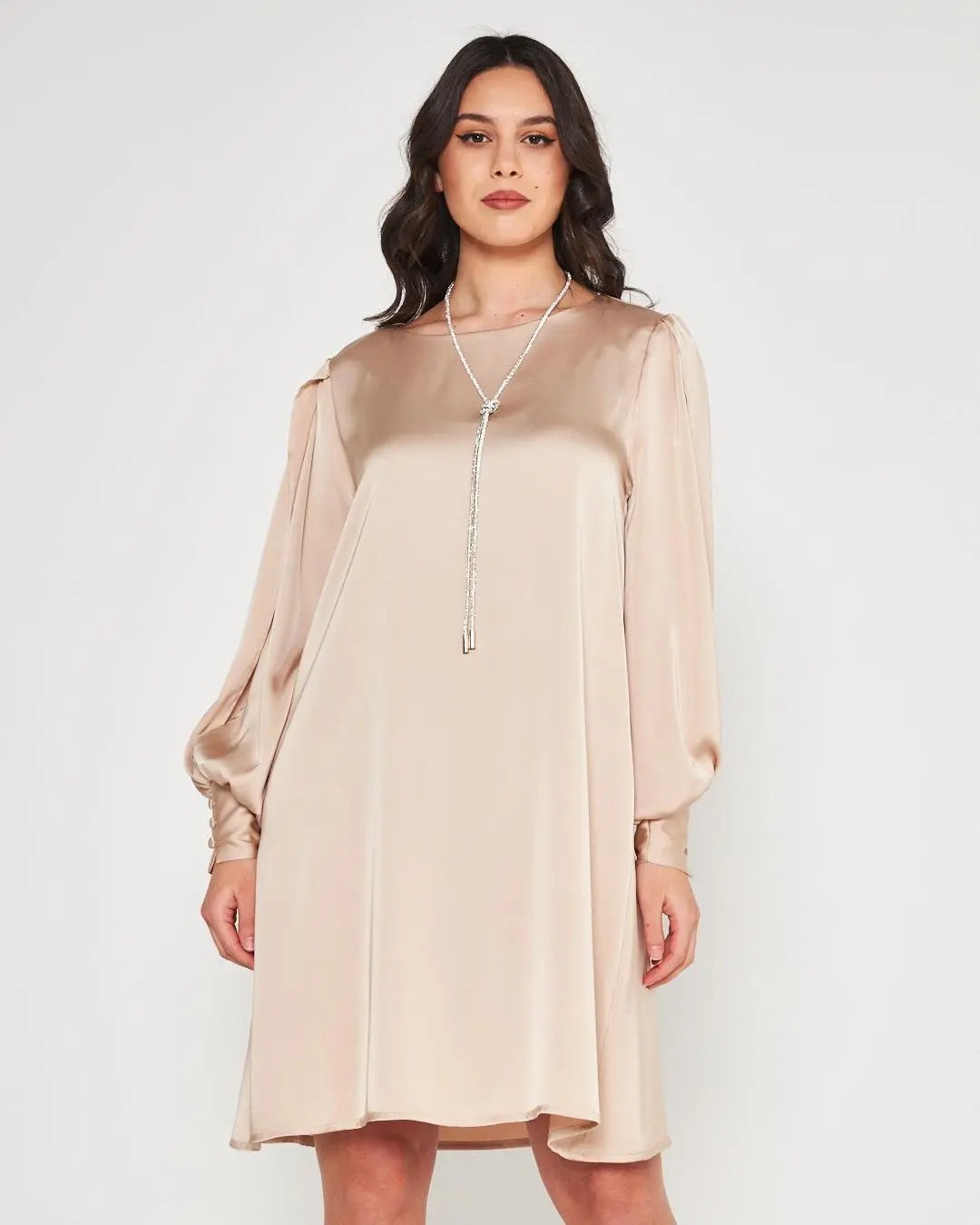 Abito raso CHAMPAGNE DORABELLA COUTURE