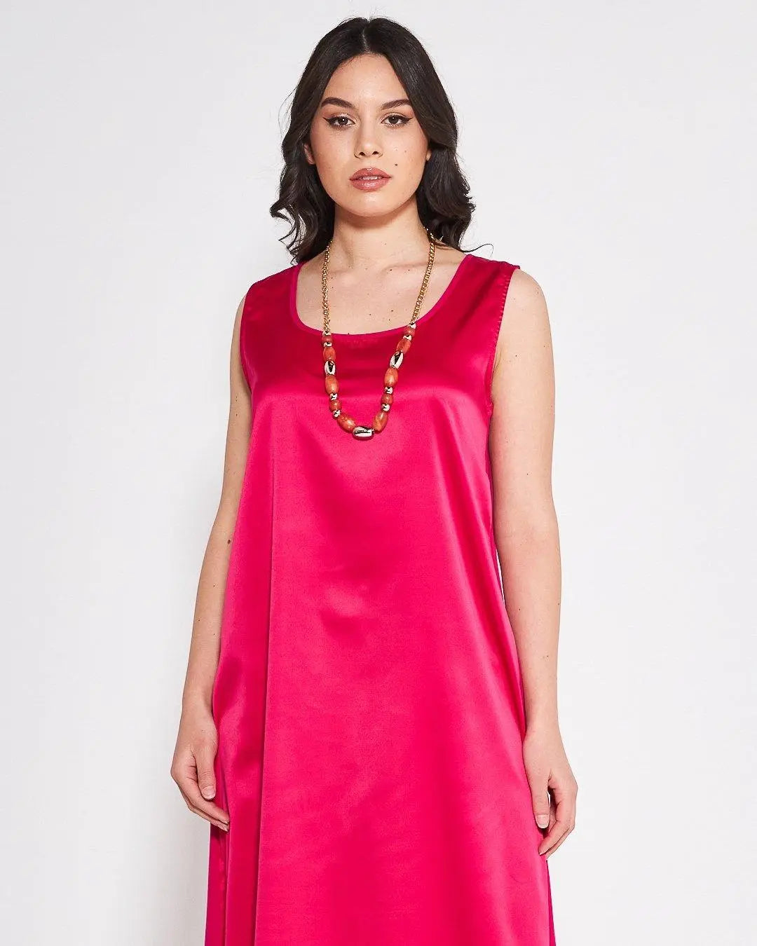 Abito raso unito FUXIA DORABELLA