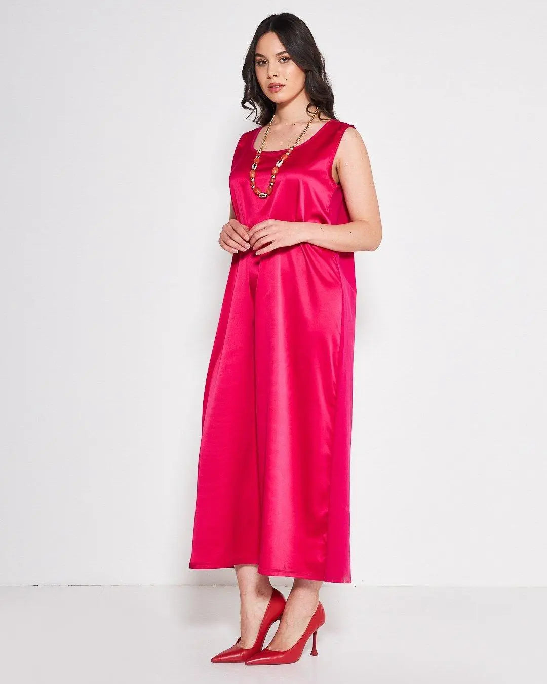 Abito raso unito FUXIA DORABELLA