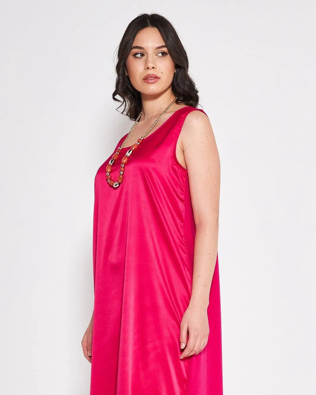 Abito raso unito FUXIA DORABELLA