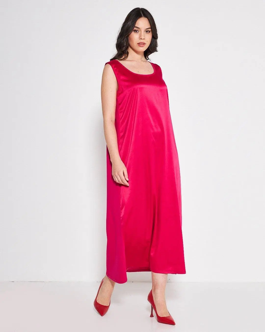 Abito raso unito FUXIA DORABELLA