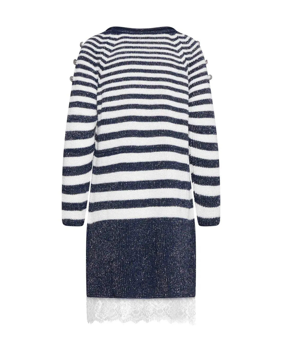 Abito rigato BLU IRONICA