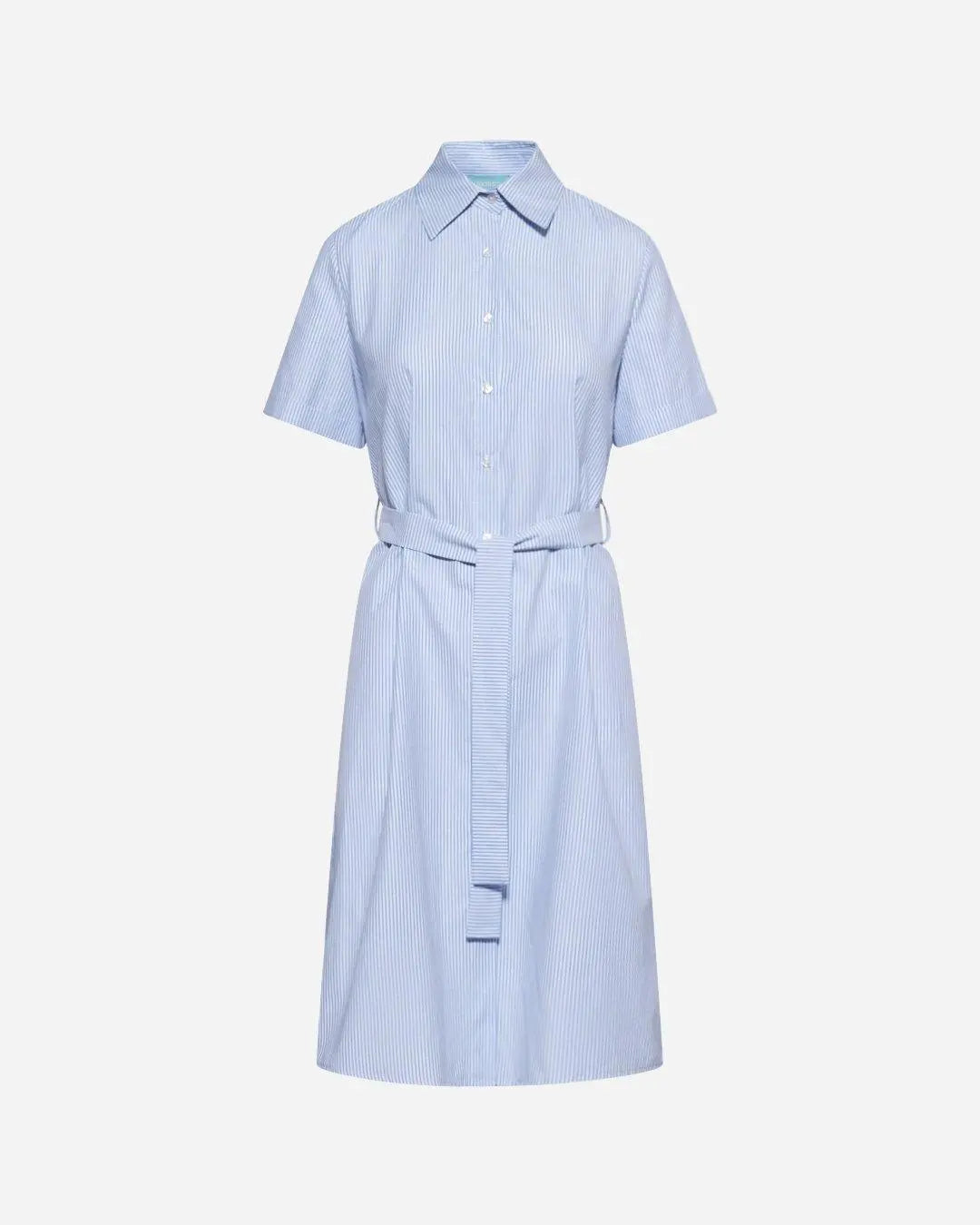 Abito righe con cinturino Celeste DORABELLA