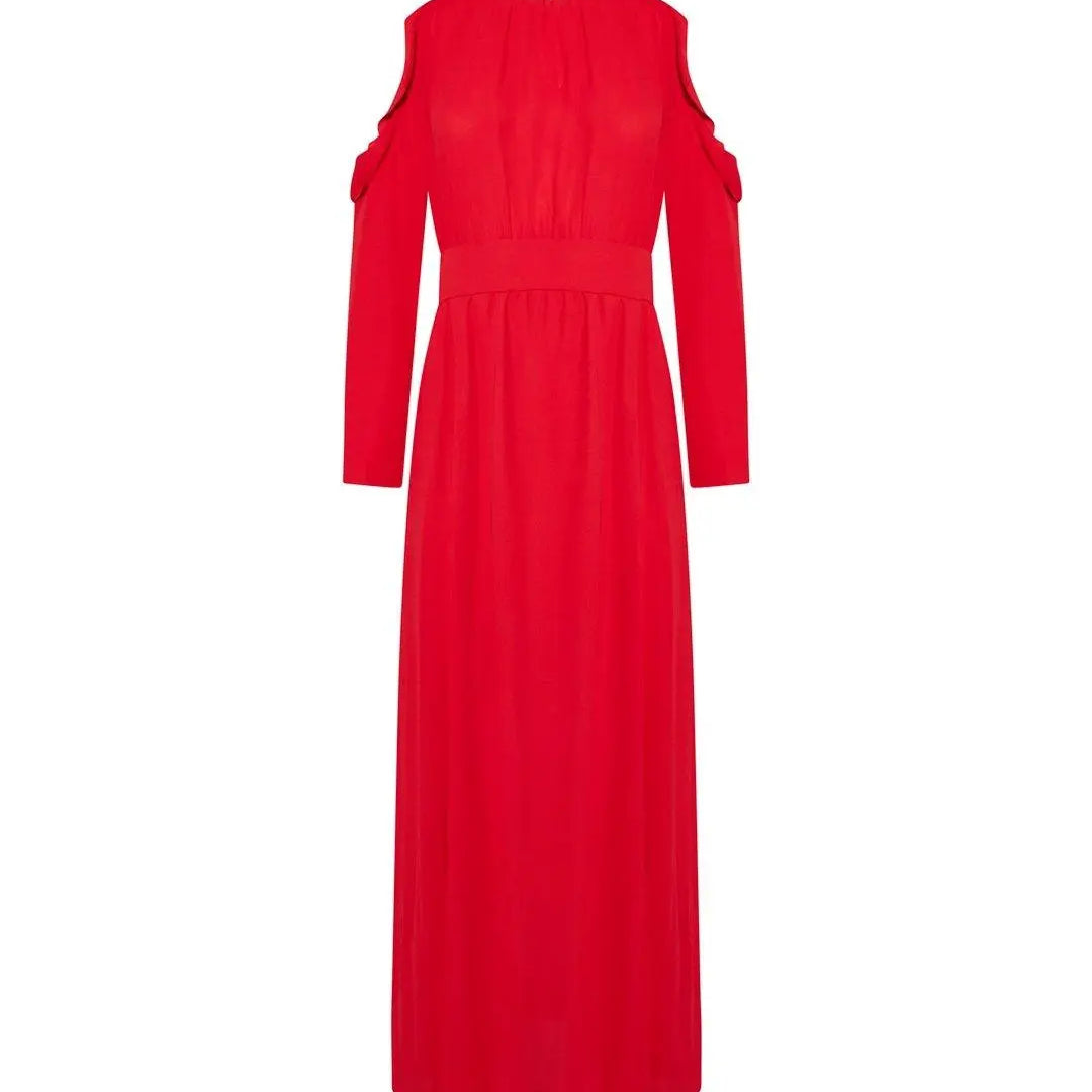 Abito rouches ROSSO IRONICA