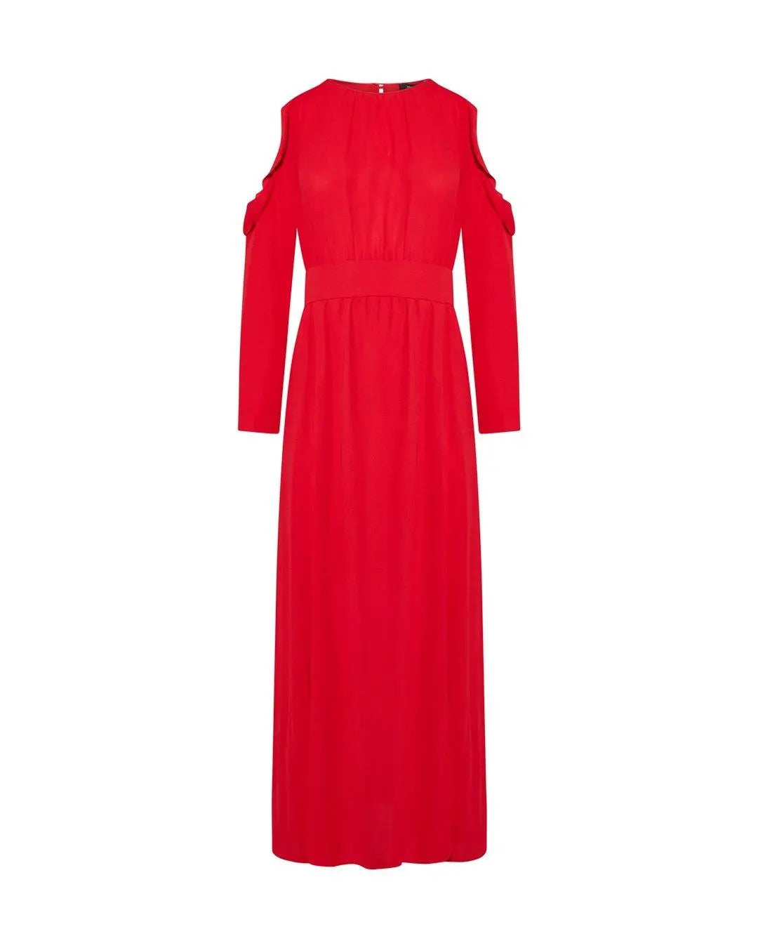 Abito rouches ROSSO IRONICA
