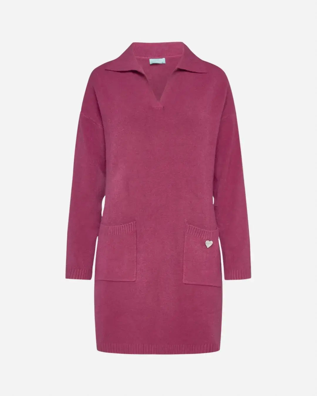 Abito scollo a V MAGENTA DORABELLA