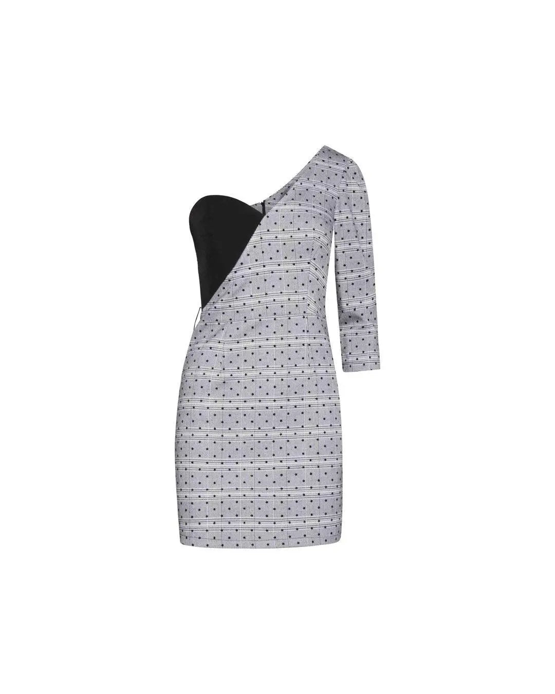 Abito stelline GRIGIO-NERO IRONICA