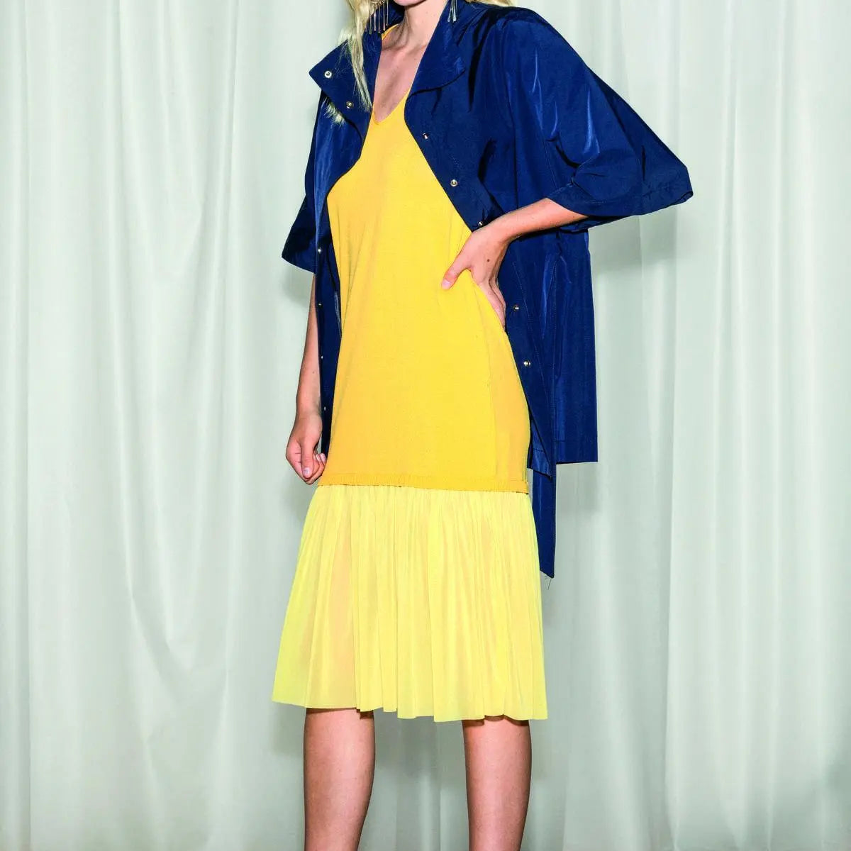 Abito volant SENAPE IRONICA