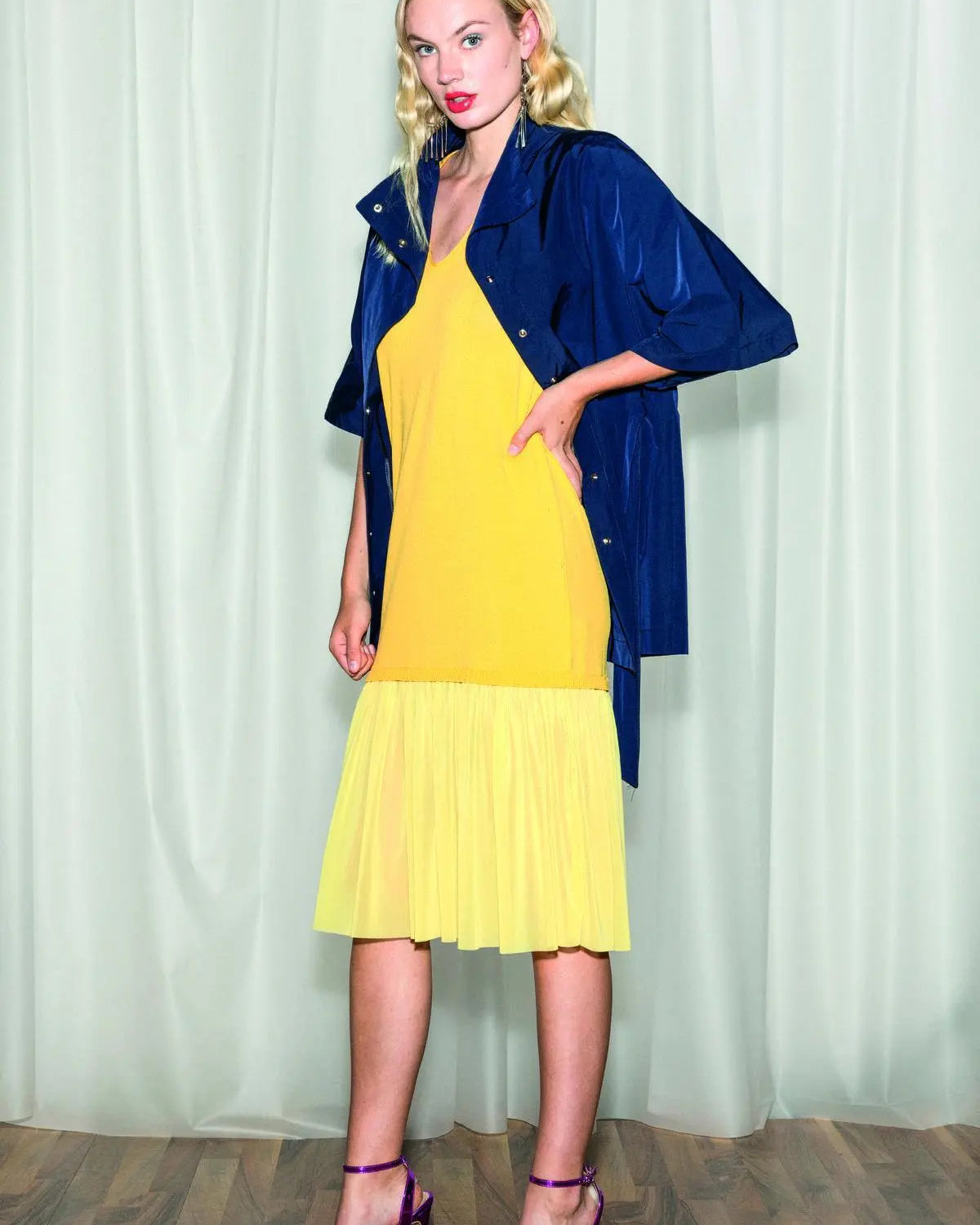 Abito volant SENAPE IRONICA