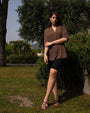 Bermuda in cotone NERO DORABELLA 52
