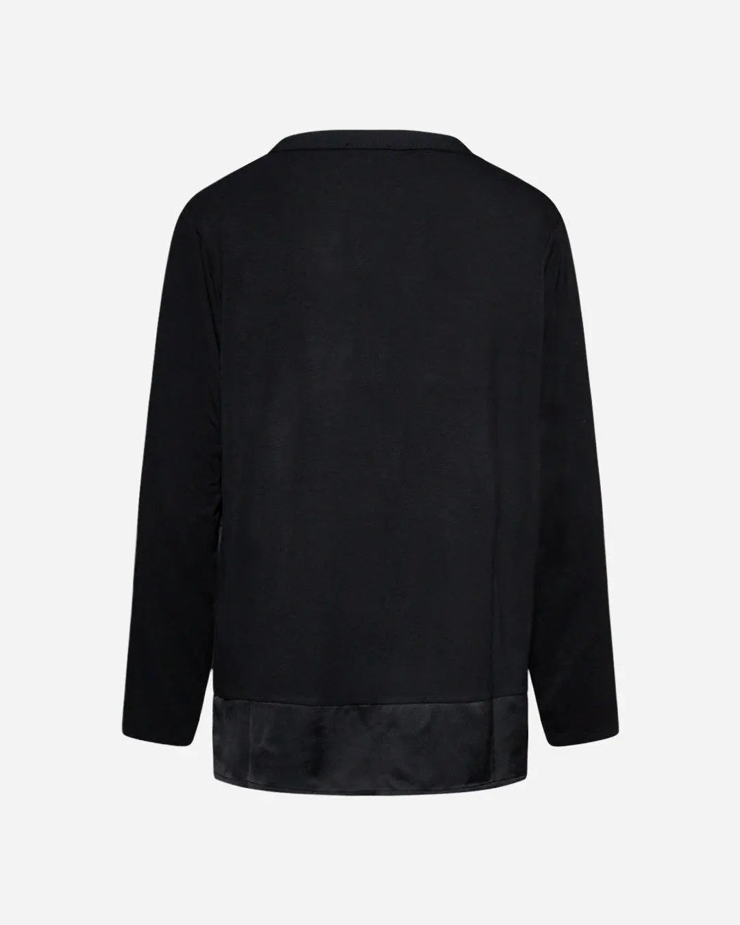 Blusa bi-materiale BLACK DORABELLA PIU'