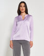 Blusa bi-materiale GLICINE DORABELLA