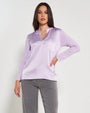 Blusa bi-materiale GLICINE DORABELLA