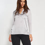 Blusa bi-materiale GRIGIO PERLA DORABELLA XL