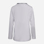 Blusa bi-materiale GRIGIO PERLA DORABELLA