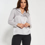Blusa bi-materiale GRIGIO PERLA DORABELLA