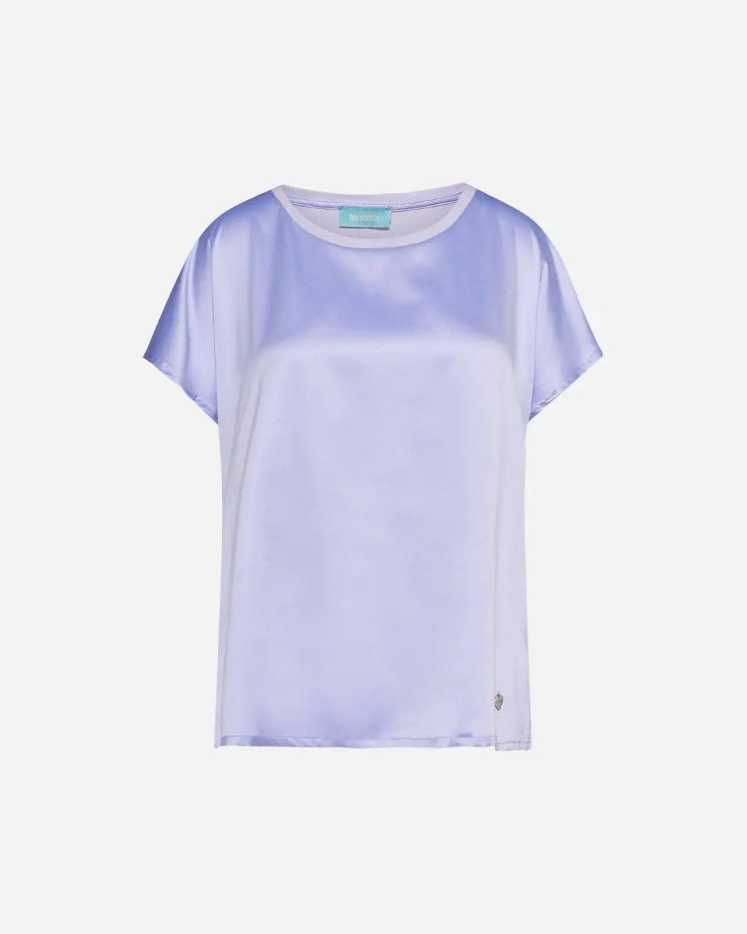 Blusa bi-materiale LILLA DORABELLA