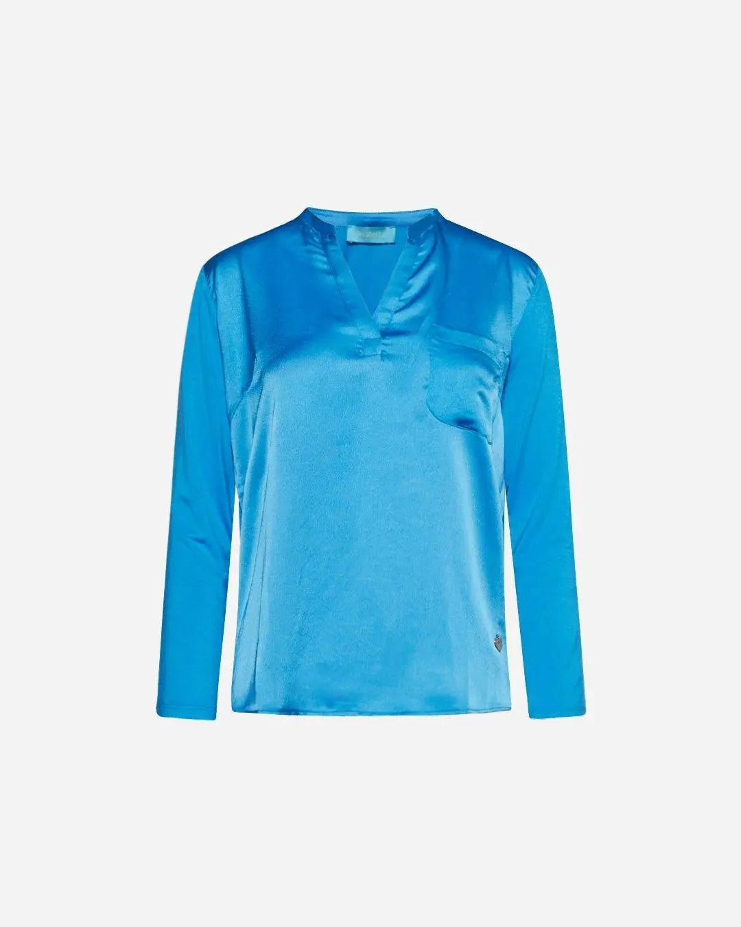 Blusa bi-materiale PAVONE DORABELLA