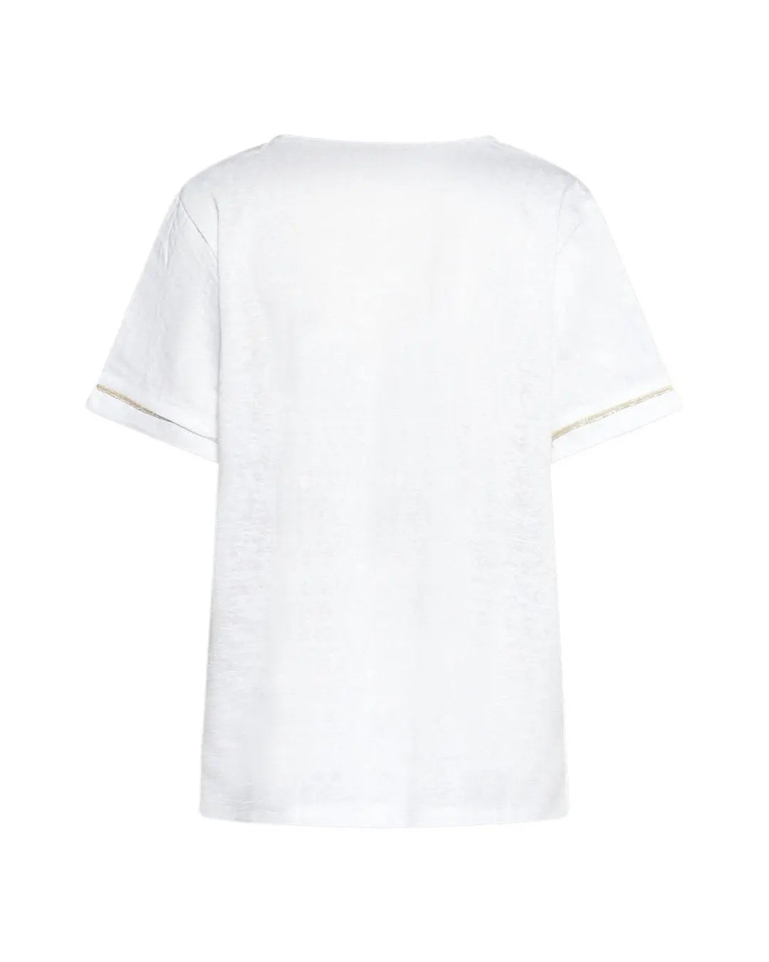 Blusa bimateriale WHITE DORABELLA