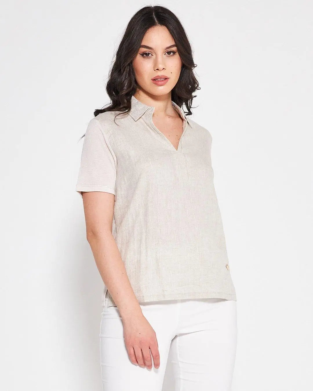Blusa camicia NATURALE DORABELLA