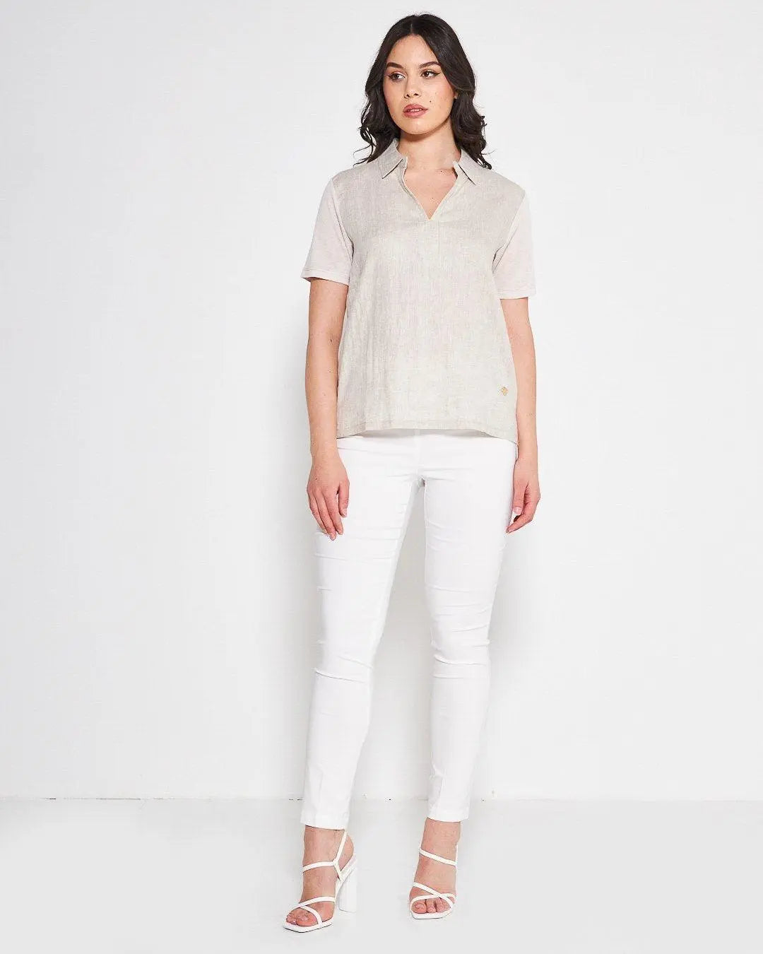 Blusa camicia NATURALE DORABELLA
