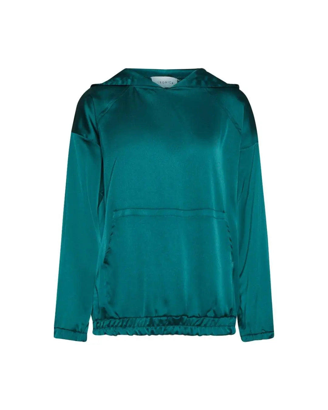 Blusa con cappuccio VERDE IRONICA 3XL