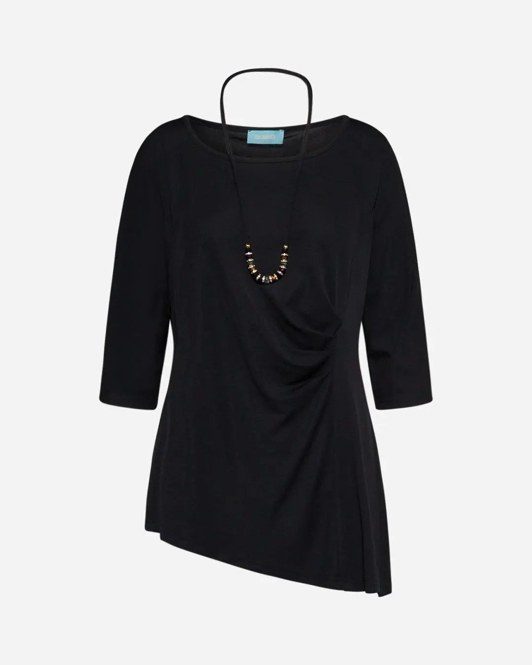 Blusa con collana NERO DORABELLA