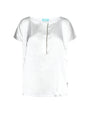 Blusa con dettaglio gioiello WHITE DORABELLA XL