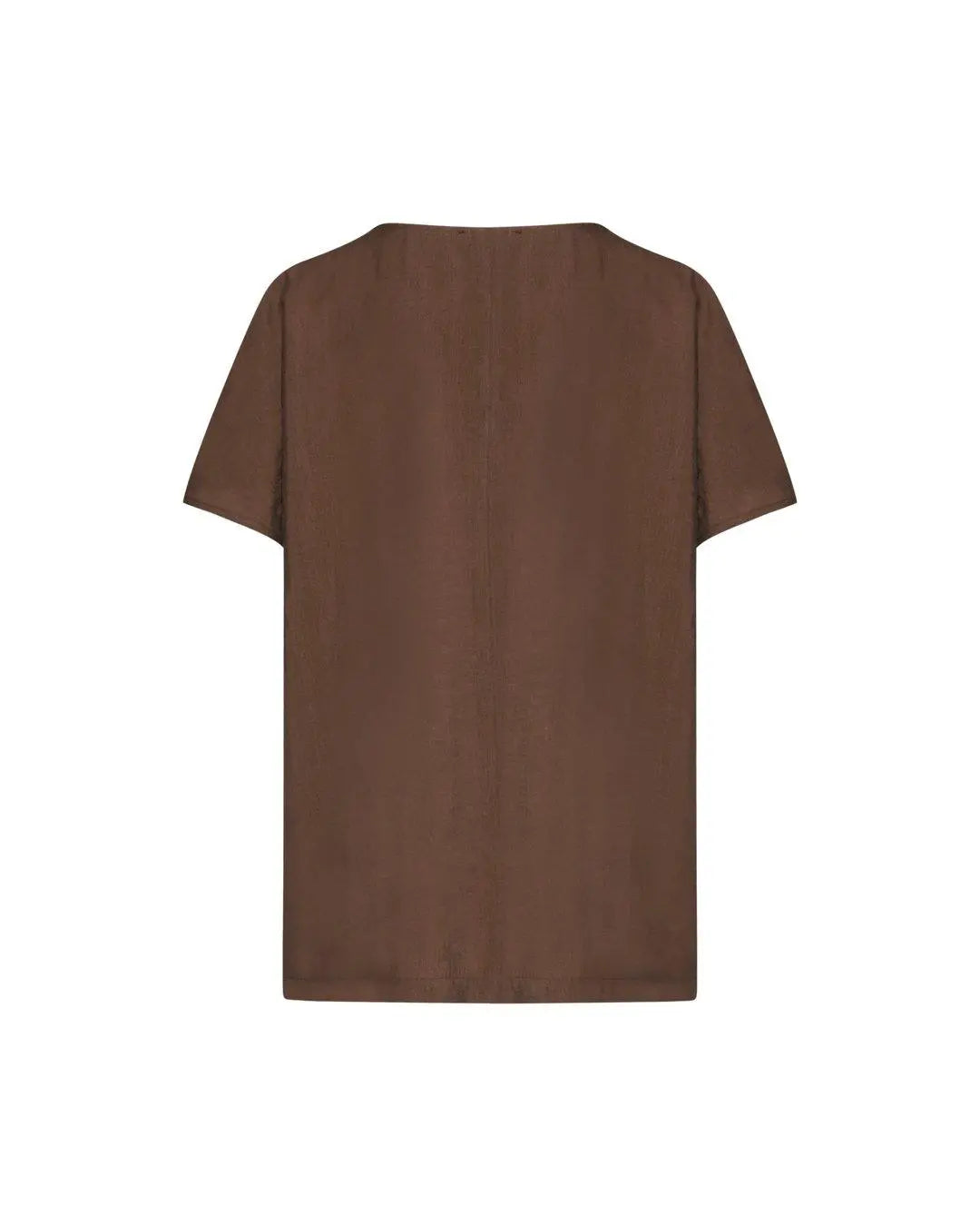 Blusa con dettaglio spacchi MORO DORABELLA PIU'