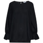 Blusa con elastico al polso NERO DORABELLA XXL