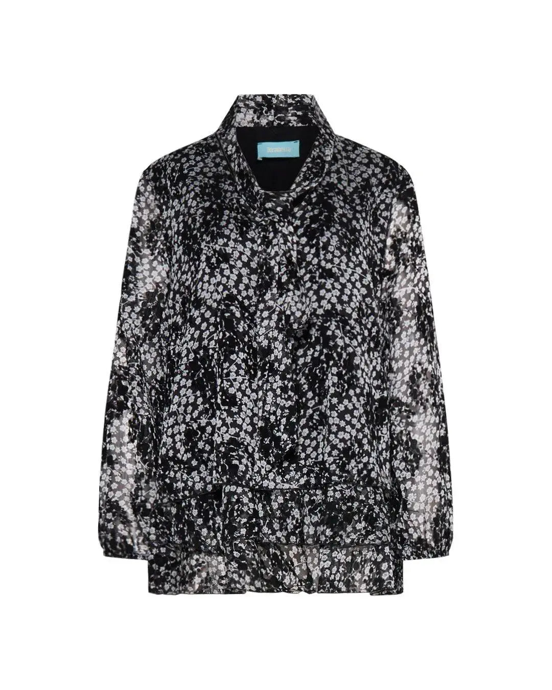 Blusa con fiocco NERO DORABELLA