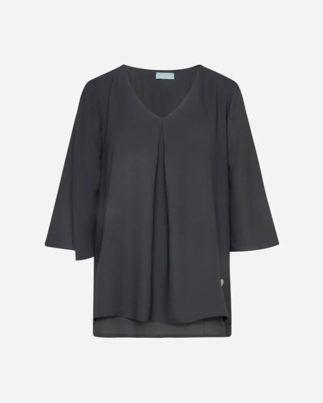 Blusa con pinces aperta Nero DORABELLA