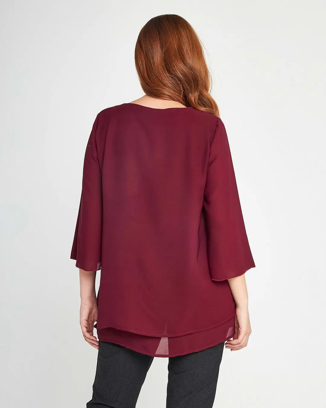 Blusa con pinces aperta Viola DORABELLA