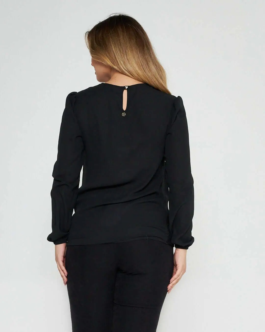 Blusa con trasparenza NERO DORABELLA