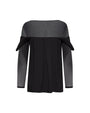 Blusa con trasparenze NERO IRONICA