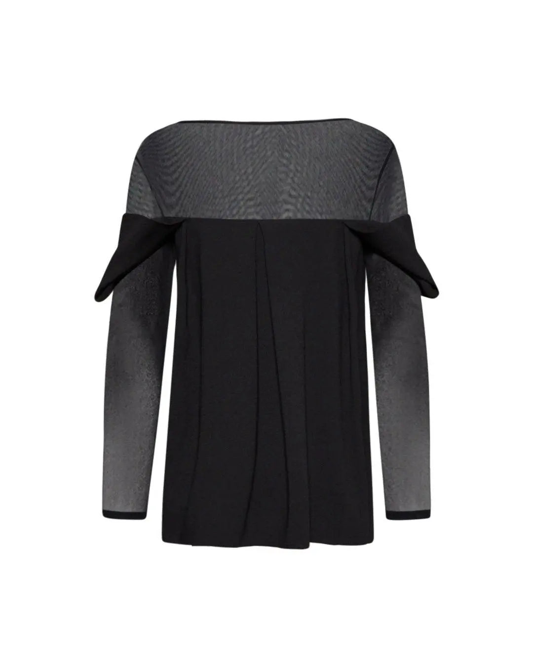 Blusa con trasparenze NERO IRONICA