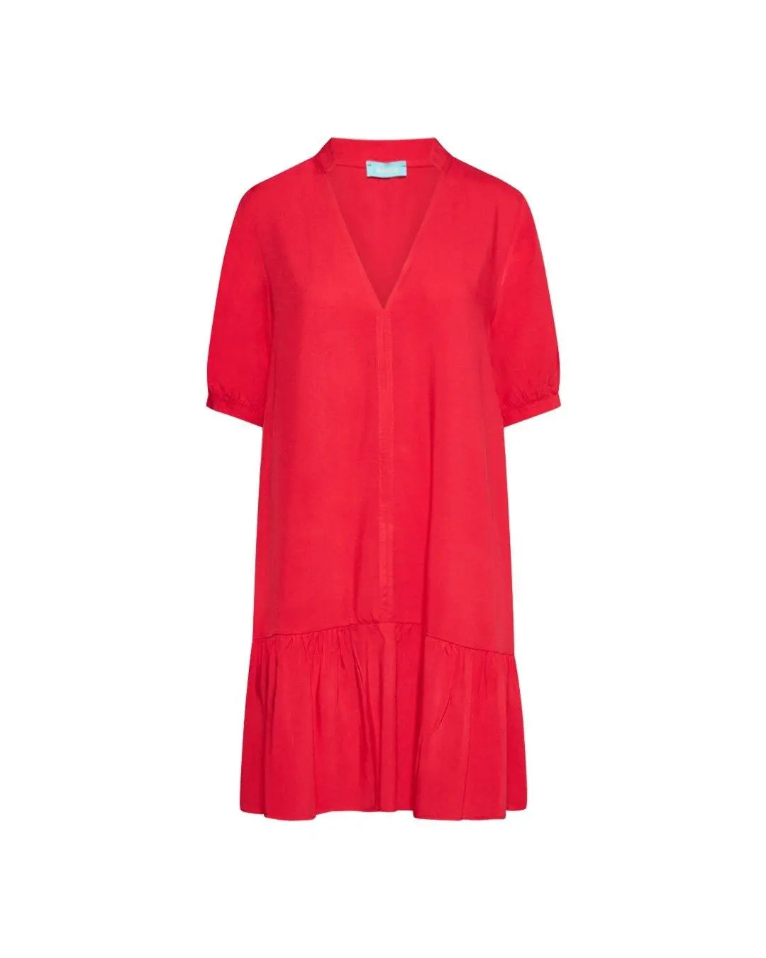 Blusa coreana fantasia con scollo a V e manica ad aletta FRAGOLA DORABELLA