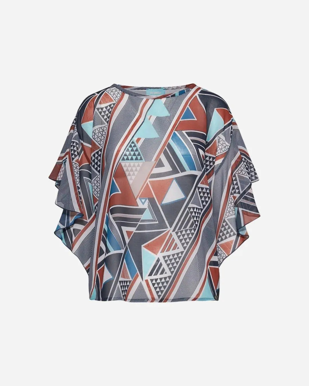 Blusa elegante in fantasia BLU DORABELLA XXL