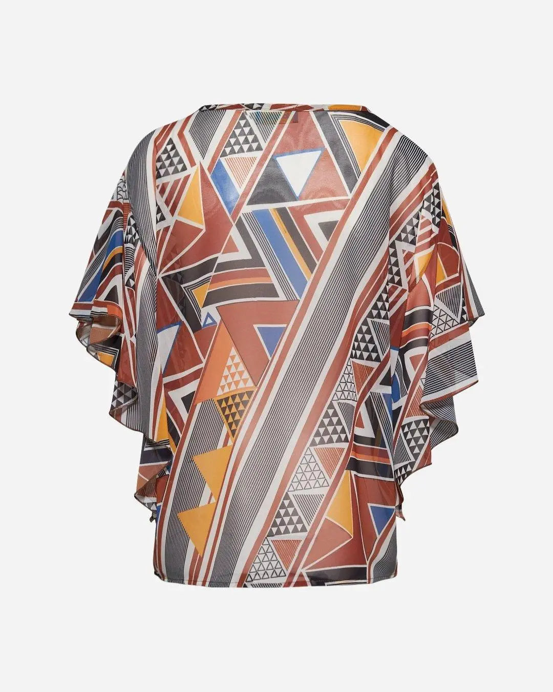 Blusa elegante in fantasia NERO DORABELLA