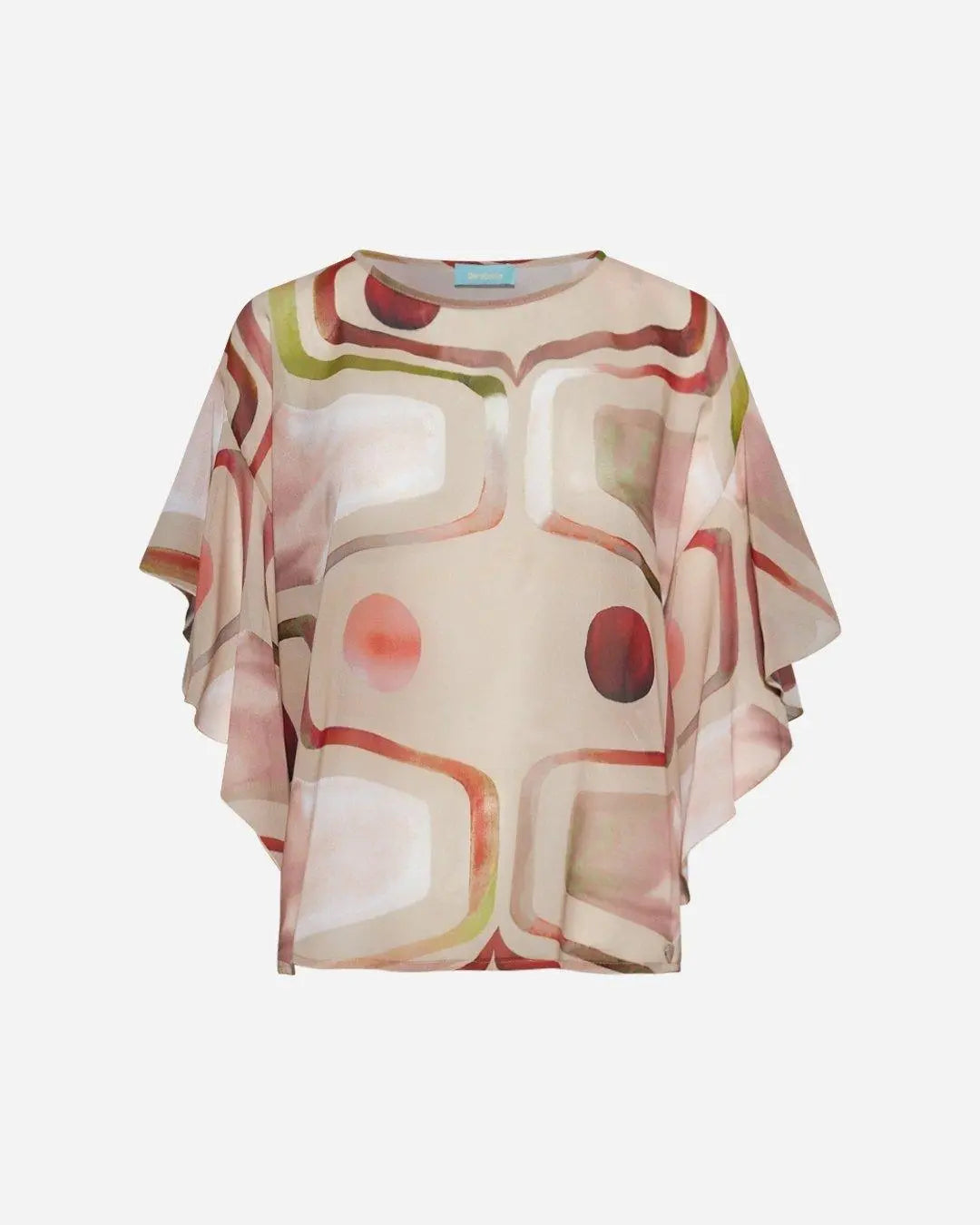 Blusa elegante in fantasia SABBIA DORABELLA XXL